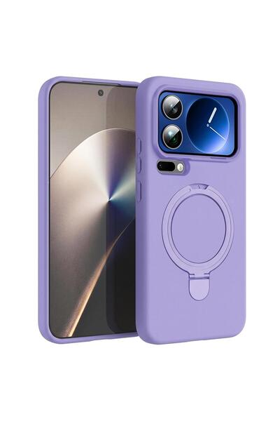 Microsonic Case Compatible with Mi 17 Pro Aura Stand Magsafe Lilac