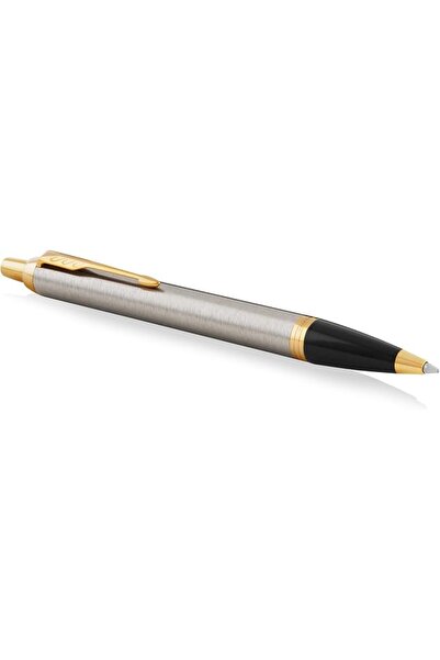 Parker 8369 IM Brushed Trim Ballpoint Pen Gift Box, Metal Gold