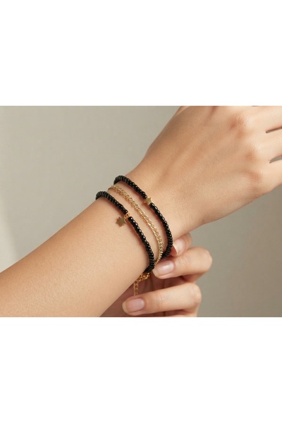 REN AKSESUAR Starry Women's Bracelet Set 3 Pieces