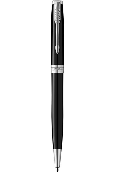 Parker Sonnet Black Lacquer With Palladium Trim| Ballpoint Pen|Black Refill|G...