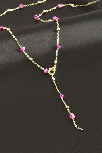 Angel Of Life Broken Natural Stone Y Necklace