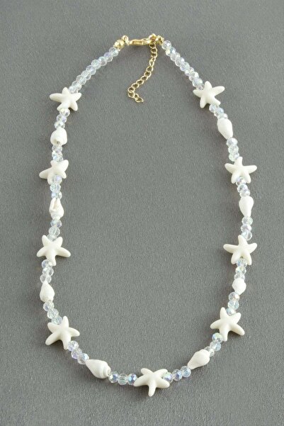 Angel Of Life Sea Star Crystal Natural Stone Necklace