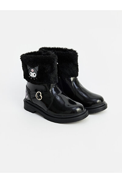 LC Waikiki Lcw Steps Black Girls' Boots with Nevavm Difference