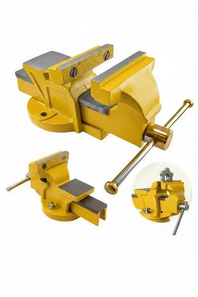 Epilons 100 Mm Sağlam Metal Gövde Sabit Tezgah Masa Mengenesi
