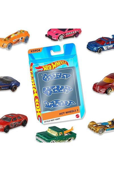 HOT WHEELS سيارات سباق مصغرة بمقياس 1:64، شاحنات بيك أب، مركبات إنقاذ، سيارات...