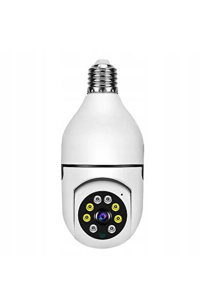 RXH Cameră de Supraveghere Tip Bec Full HD 1080p, Wi-Fi, Rotire 355°, Vedere ...