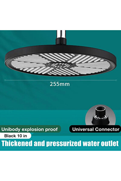 Choice Top Spray-A New 10 Inch Big Panel Rainfall Shower Head,High Pressure S...