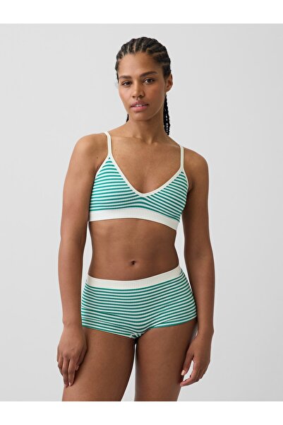 GAP Kadın Yeşil Seamless Fitilli Triangle Bralet