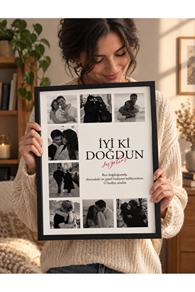 Doğum Günü tablosu - sevgiliye özel çerçeve-sevgiliye,arkadaşa,aileye özel gün tablosu