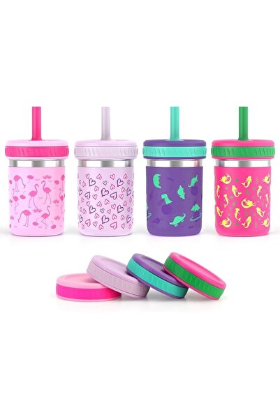 GENERAL Cafezi 10oz Stainless Steel Kids Cup with Lid | Unbreakable & Spill-P...
