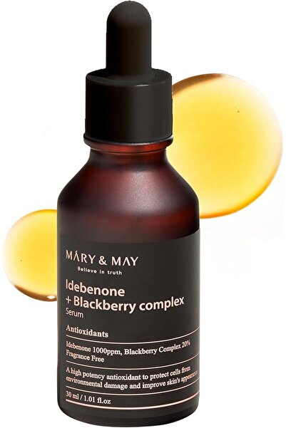 Mary&May Idebenone Blackberry complex Serum 1.01 Fl Oz / 30ml | Anti Aging, F...