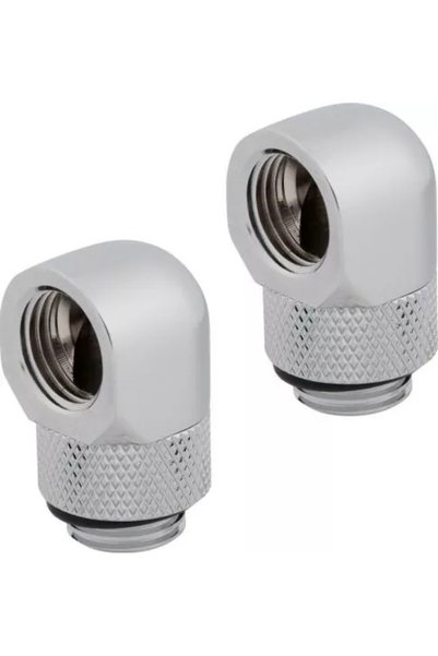 Corsair Racord Hydro X Adaptor rotativ 45 ° x 2 buc G1/4 Toli Chrom cx-905500...