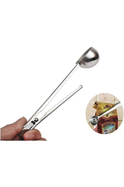 ASKIND Coffee Scoop Clip, Stainless Steel Tablespoon Coffee Spoon With Long H...