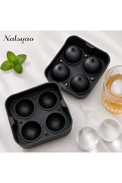 Choice 4 Grids Ice ball Wholesale Ice Cube Silicone Ice Cube Tray Big Ice Cub...