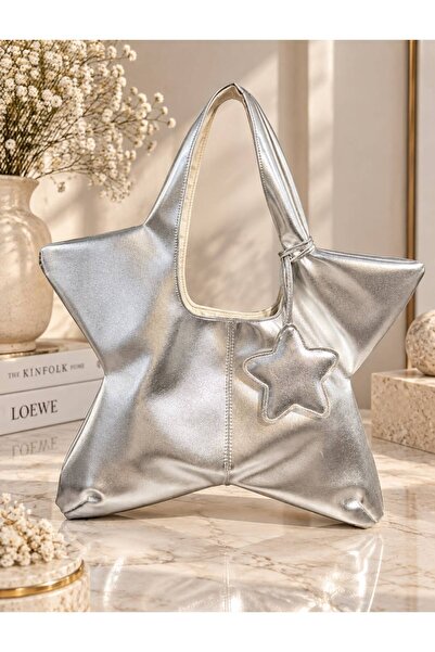 Tecer Bag Women's Star Form Star Charm Hand and Shoulder Bag