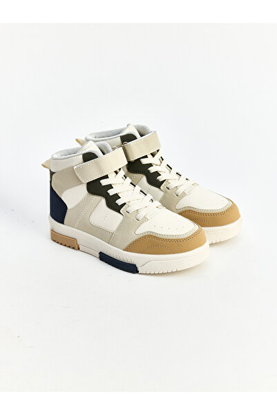 LC Waikiki Alita City Lcw Steps Beige Boys' Sneaker with a Difference in Color