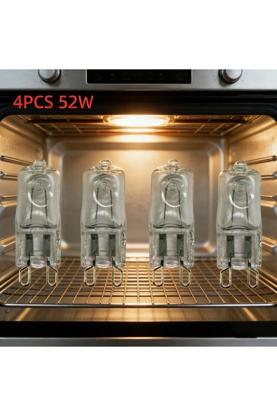 Choice 4PCS 230V 52W G9 Oven Light High Tempe Resistant Durable Bulb Lamp for...