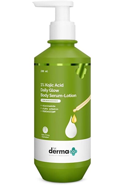 The Derma Co لوشن سيروم الجسم اليومي المشرق بحمض الكوجيك 1% مع ألفا أربوتين و...