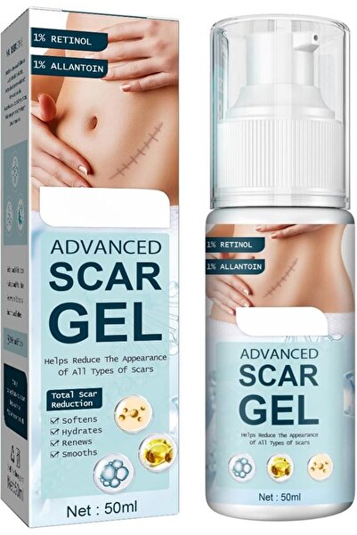 JDLYEVER Fade Scar Gel 50ml Surgical Scars Skin Hyperplasia Burning Nursing C...