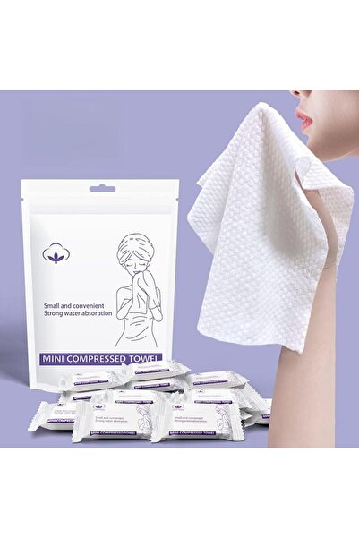 GENERAL Disposable Compressed Towel Tablets, Large Thick Cotton Washcloths fo...