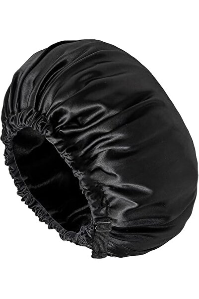 GENERAL 2 PCS Women's Satin Hair Cap, Double Layer Hair Bonnet, Elastic Bath ...