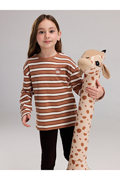 LC Waikiki Two Mt Shop Quality Lcw Kids Brown Striped Standard & Regular Girl...