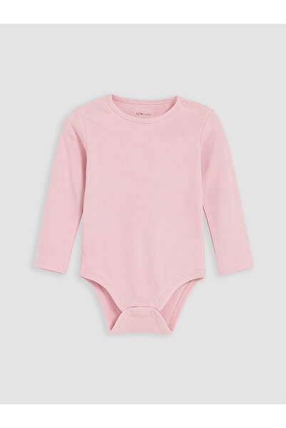 LC Waikiki Two Mt Shop Quality Lcw Baby Pink Oval Collar Baby Girl Snap Faste...