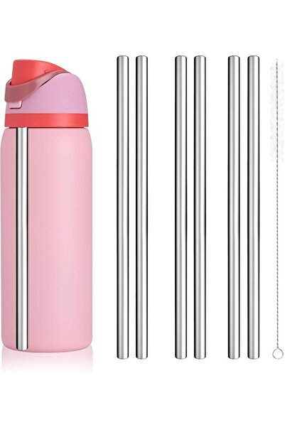 GENERAL Replacement Straw Compatible With Owala Water Bottle 24 oz 32 oz, 6PC...