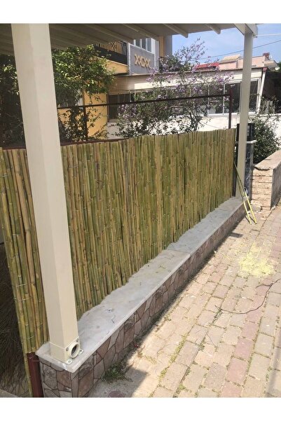 Genel Markalar çit bambu doğal hasır bambu, 130cm yükseklik-3metre rulo açılış-kaliteli sağlam telden örülmüş bambu -bahçe balkon çatı güzel görüntü kaliteli