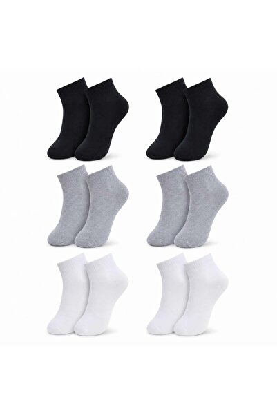 Generic Brand Men's Short Socks 6-Pack |   80% Cotton Seamless Toe, Breathabl...