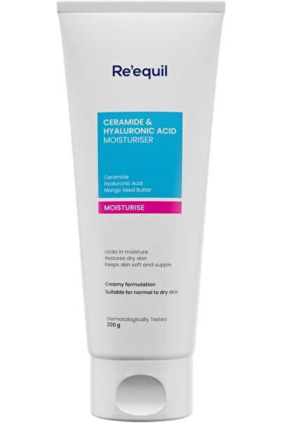RE' EQUIL Ceramide and Hyaluronic Acid Moisturizer for Normal to Dry Skin - 1...
