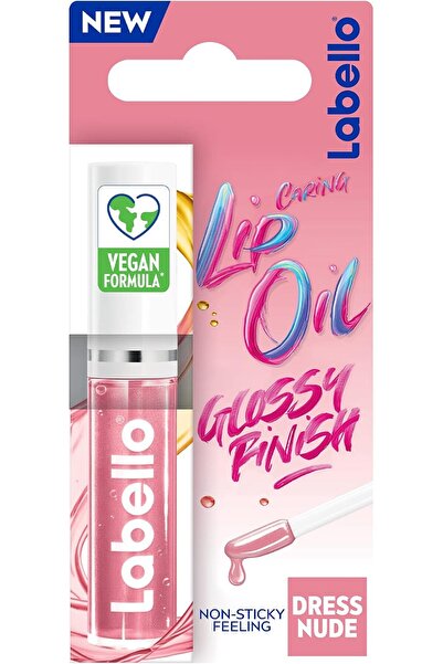 LABELLO Lip Oil, Moisturising Lip Care, Dress Nude, 5.5 ml
