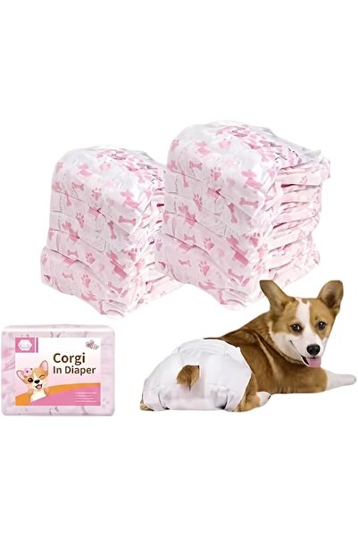 SmartMaster Adjustable Female Dog Wraps, Disposable Dog Diapers for Female Do...