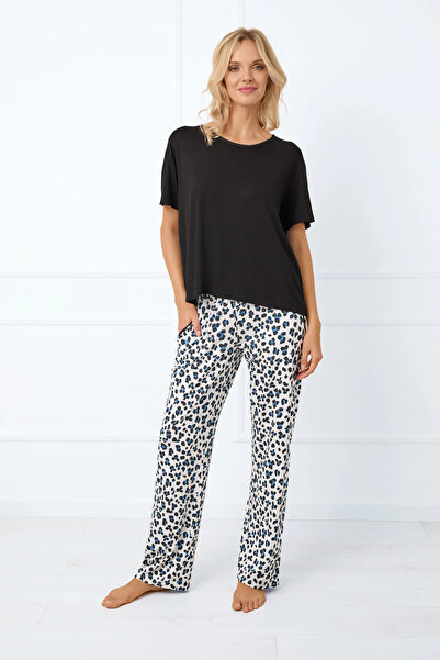 Other Pijamale de damă, mâneci scurte, pantaloni lungi, Savanna M