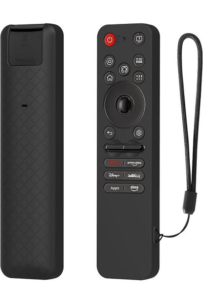 Aookay [عبوة واحدة] غطاء سيليكون لجهاز التحكم عن بعد LG AN-MR25GA، مضاد للانز...