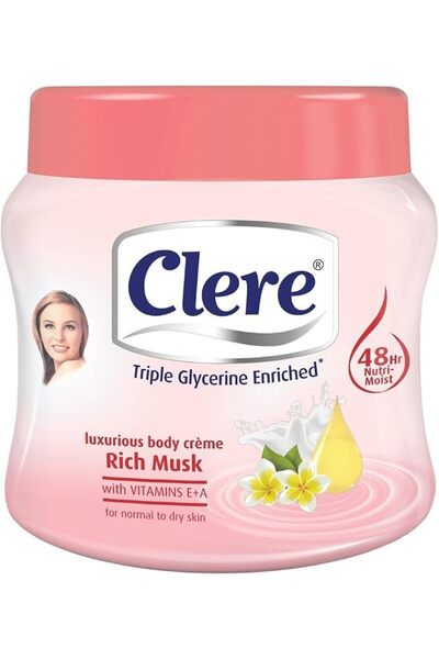 Clere كريم المسك الغني، 500 مل