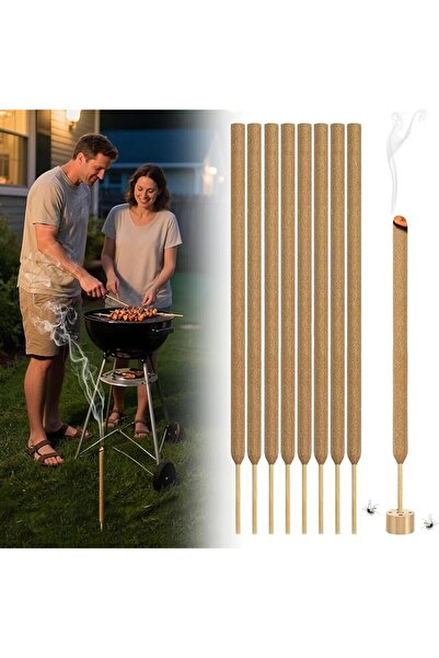 ALMEKAQUZ 20Pcs Mosquito Citronella Incense Sticks Outdoor with Holder, Each ...