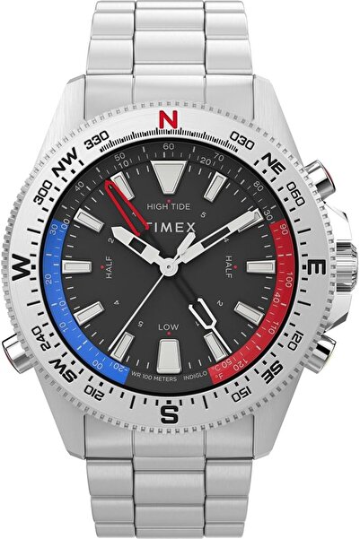 Timex ساعة رجالية إكسبيديشن نورث تايد-تيمب-كومباس 43 ملم
