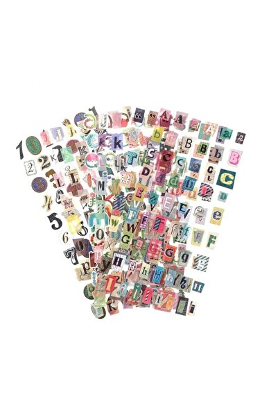Hannea ® 347PCS Vintage Scrapbook Stickers Set, 6 Sheets Aesthetic Retro Stic...