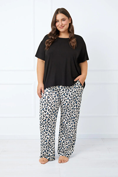 Other Pijamale de damă, mâneci scurte, pantaloni lungi, Savanna XL
