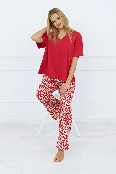 Other Pijamale de damă, mâneci scurte, pantaloni lungi, Evora L