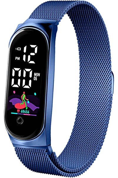 GENERAL Digital Watch for Kids, Blue Mesh Band, Touch Screen Display with Clo...
