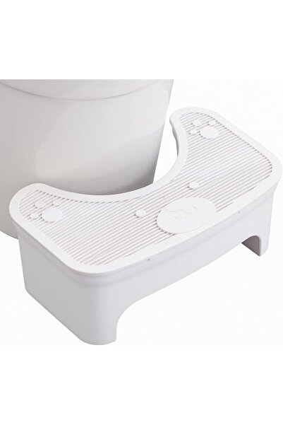 Andtooy Ergonomic Toilet Stool with Storage – Non Slip Thickened Bathroom Ste...