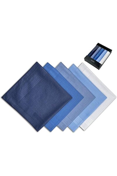 Generic Men's Cotton Handkerchiefs Set, Gentleman's Embroidered Cotton Hanky ...