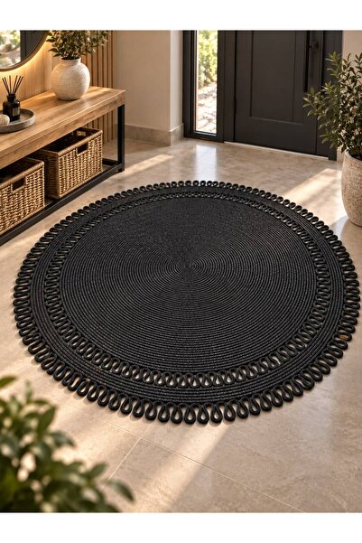 Öz-Tex Home Hasır Hediyelik Çeyizlik Yoluk Kilim Paspas Banyo Paspası Kapı Ön...