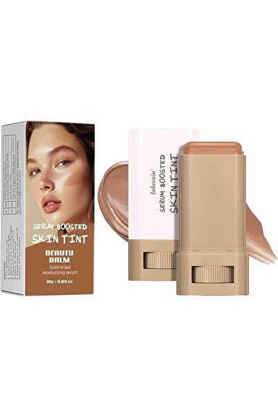 Parlberd Foundation Stick Beauty Balm Serum Boosted Skin Tint, Solid Tinted M...