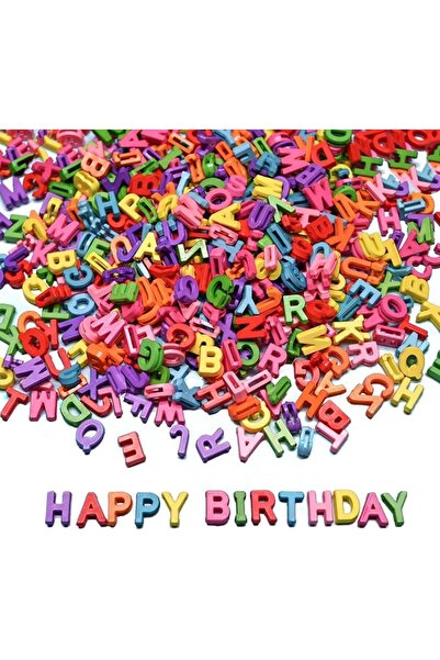 SYOSI 300 Pcs Large Alphabet Letter Beads, 9x12mm Mixed A-Z Plastic Beads, Ro...