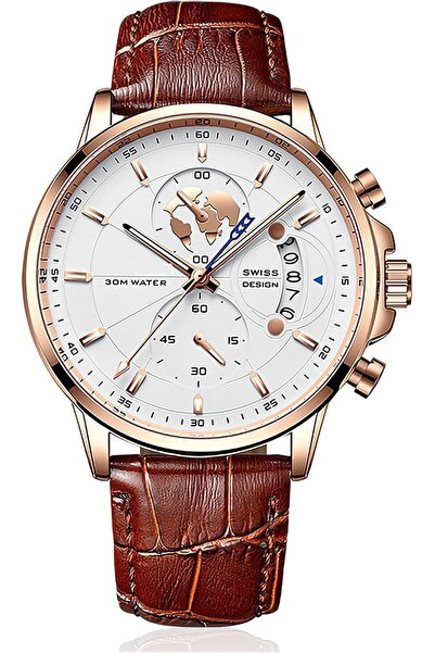 GENERAL Custofit Men's Watch with White Dial and Black Strap Analog Display M...