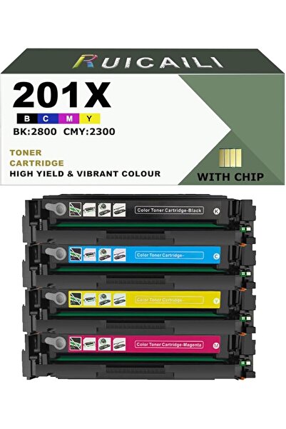 GENERAL 201X Compatible Toner Cartridge Replacement for HP 201A 201X for HP C...