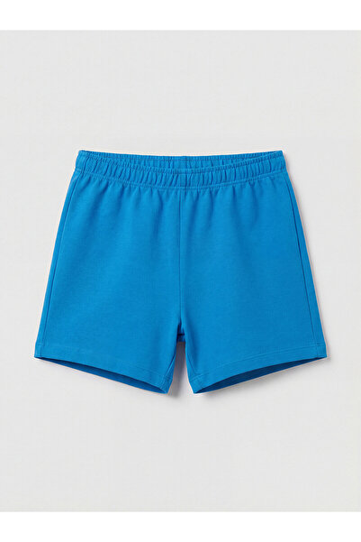 LC Waikiki Two Mt Shop Quality Lcw Baby Blue Elastic Waist Boy's Shorts